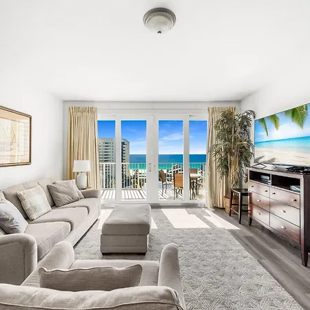 Amazing Beach Ocean View Condo! Free Beach Chairsservice! Sleeps 8! By Dolce Vita Getaways Pcb
